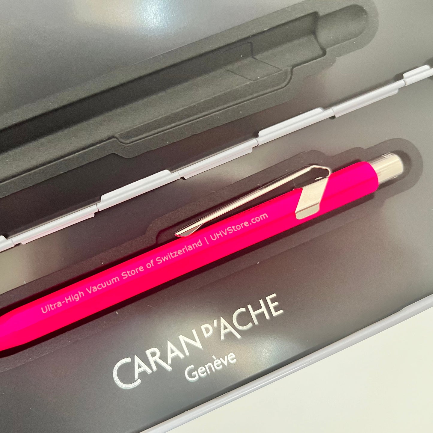 Caran d'Ache 849 POPLINE Fluorescent Purple Ballpoint Pen