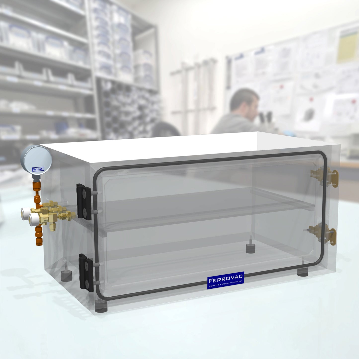 Compact Vacuum Desiccator (Vakuum-Exsikkator)