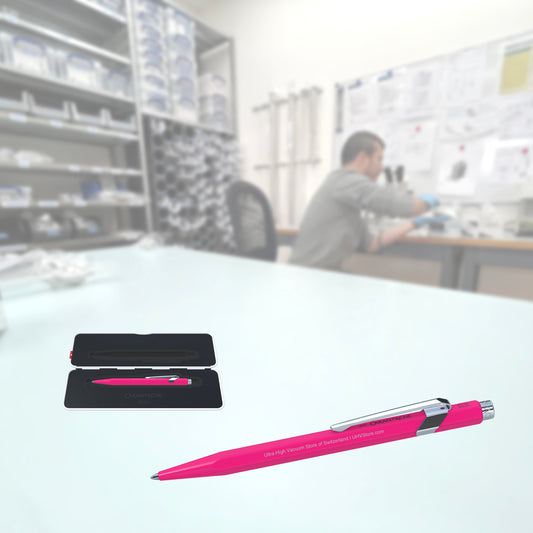 Caran d'Ache 849 POPLINE Fluorescent Purple Ballpoint Pen