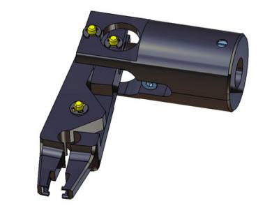 Pincer for Flag Style sample plates for Dual Shaft manipulator