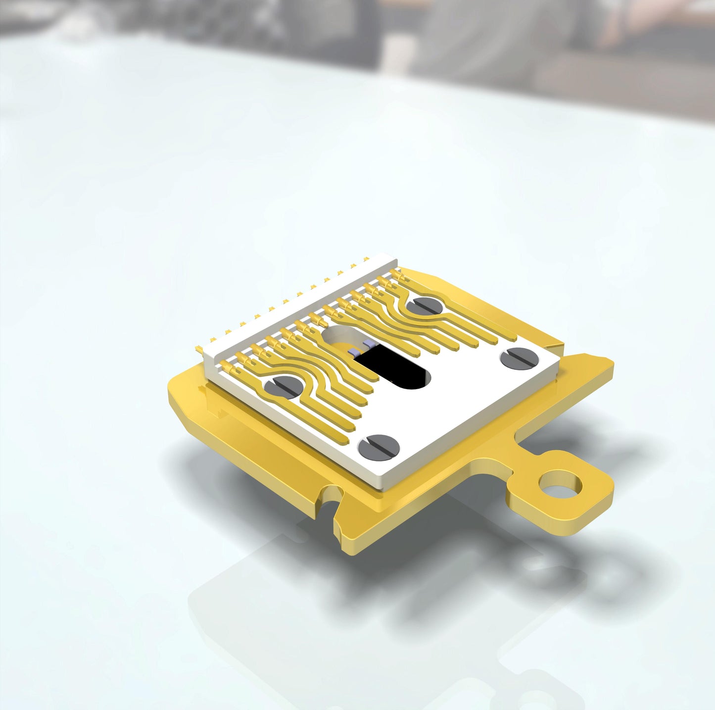 EC13 Sample Holder Flag Style with 13 Electrical Contacts