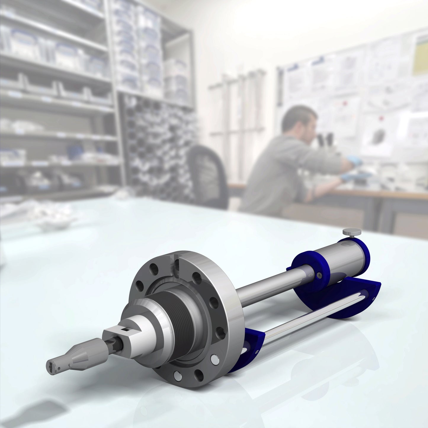 Wobble Stick with Grabber for Precision Manipulation in Ultra-High Vacuum (UHV)