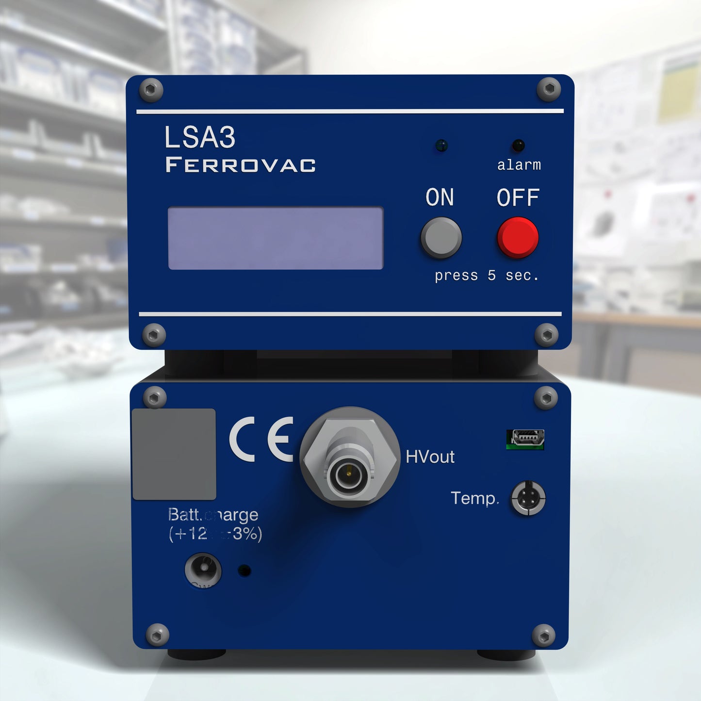 Battery Powered Ion Pump Controller V3.1 (NiMH Batteries, Not restricted as per SP A199)