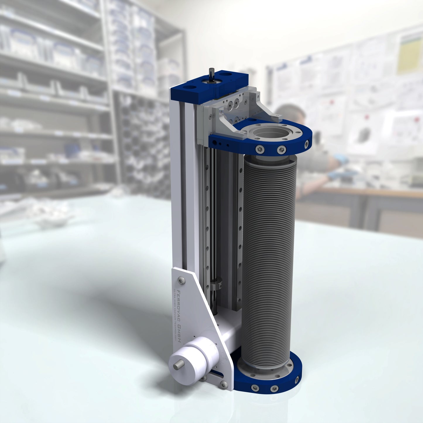 Boomerax™ Z Translation Stage for Precise Positioning in Ultra-High Vacuum (UHV)