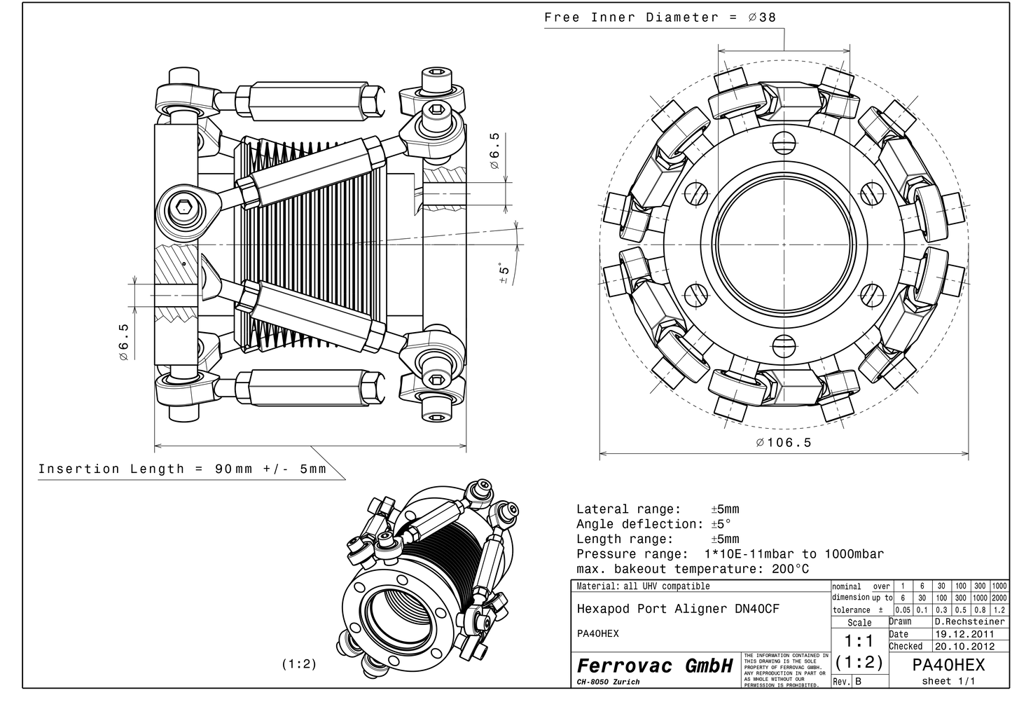 Hexapod Port Aligner
