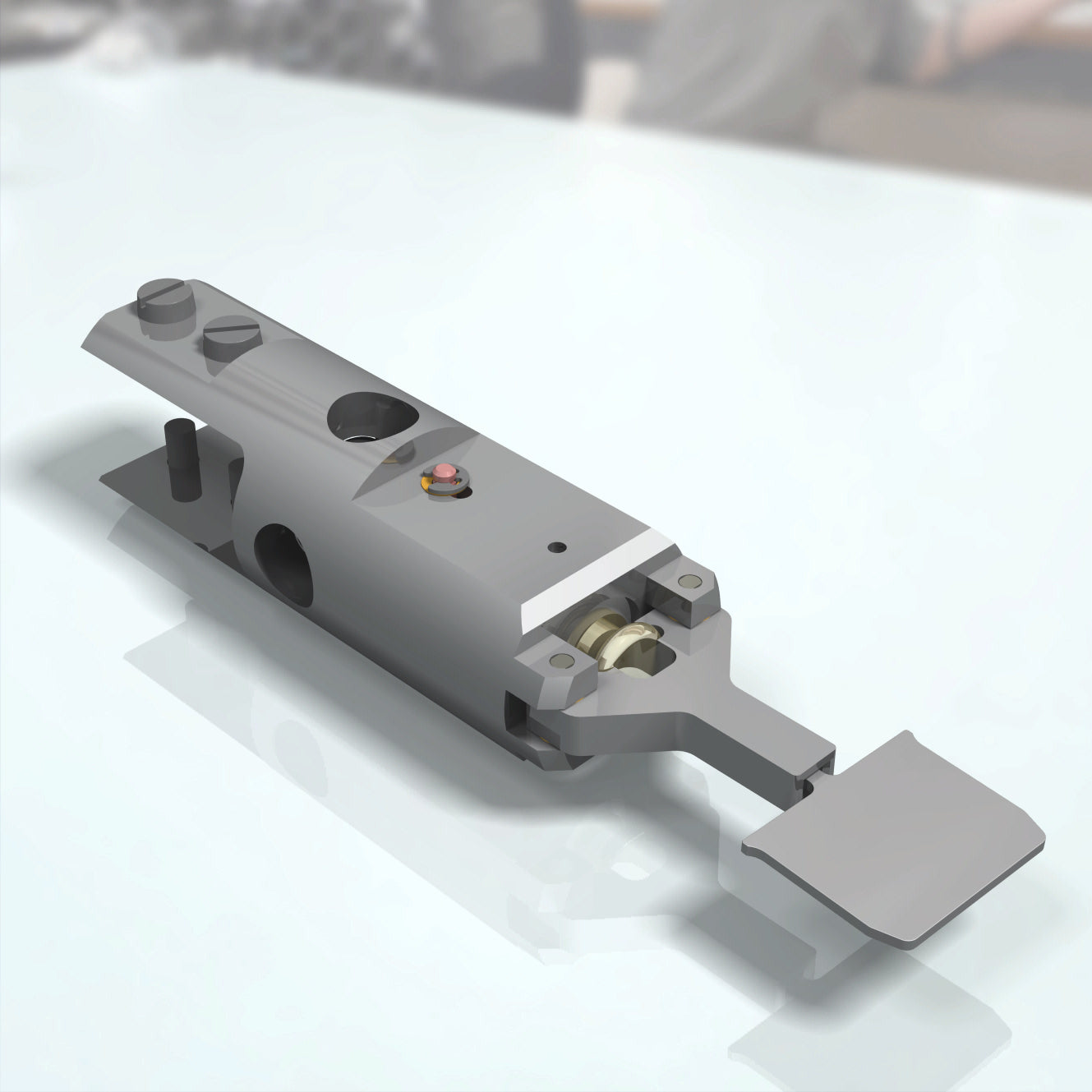 Pincer for Flag Style sample plates for Dual Shaft manipulator