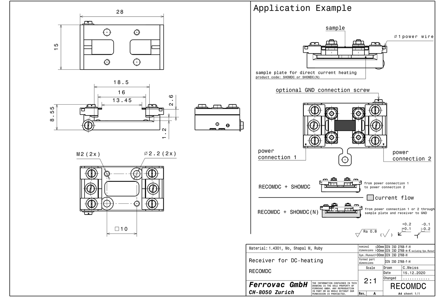 Flag Style Direct Current Heating