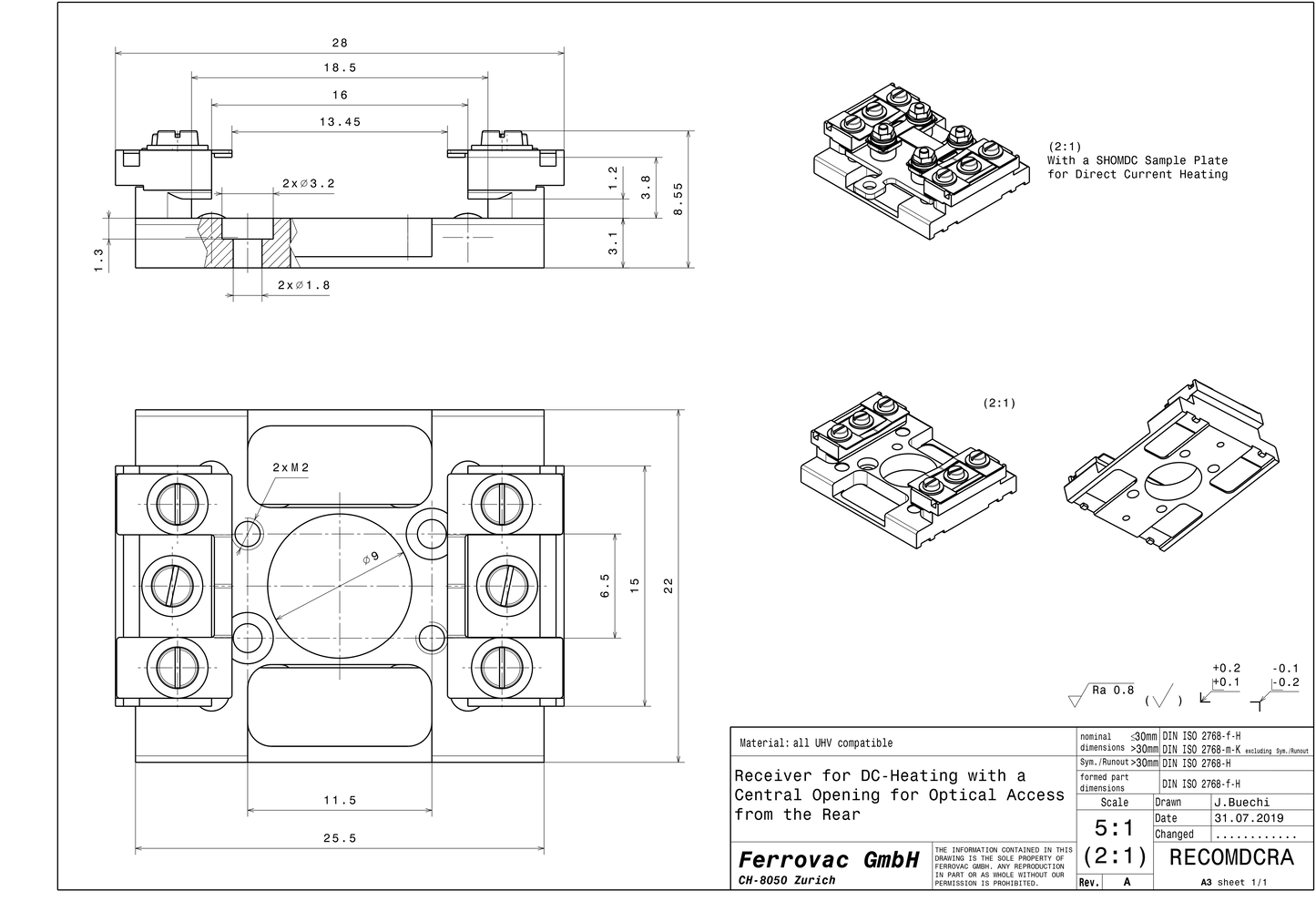 Flag Style Direct Current Heating