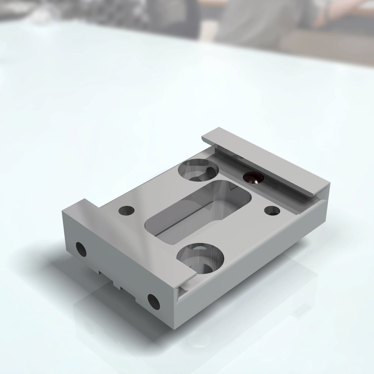 Drawer Style Receiver for Flag Style Plates