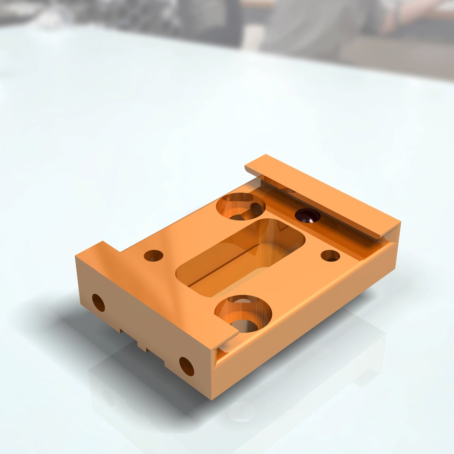 Drawer Style Receiver for Flag Style Plates