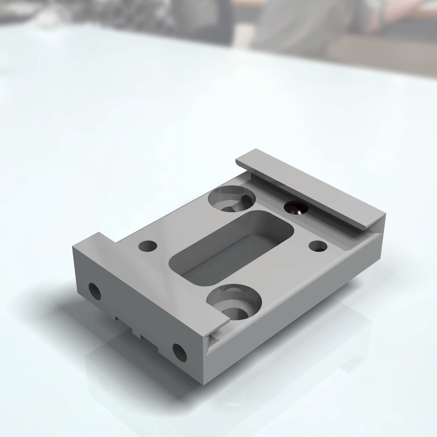Drawer Style Receiver for Flag Style Plates