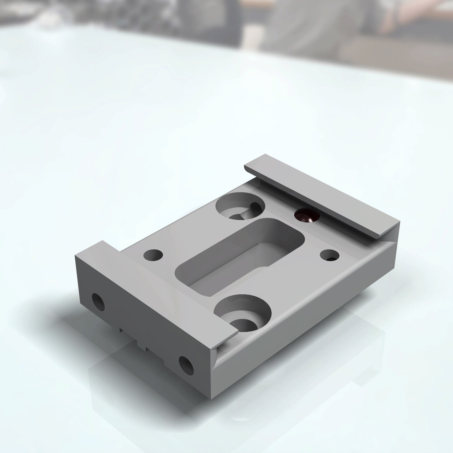 Drawer Style Receiver for Flag Style Plates