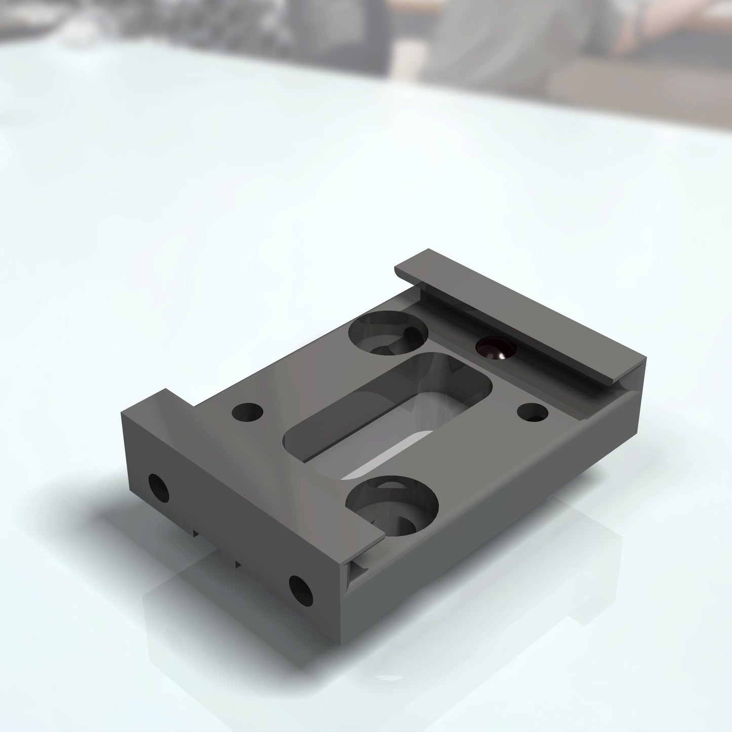 Drawer Style Receiver for Flag Style Plates