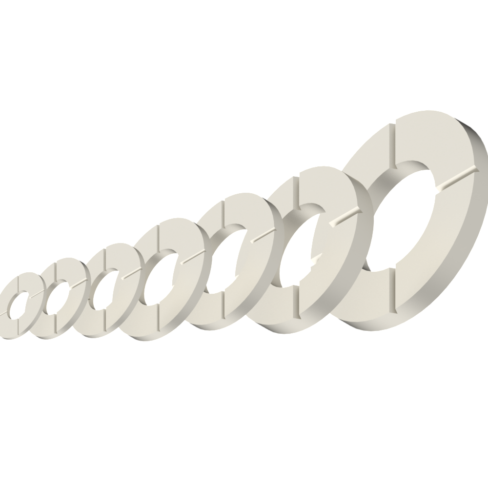 Washer A2 with venting grooves / pack of 20