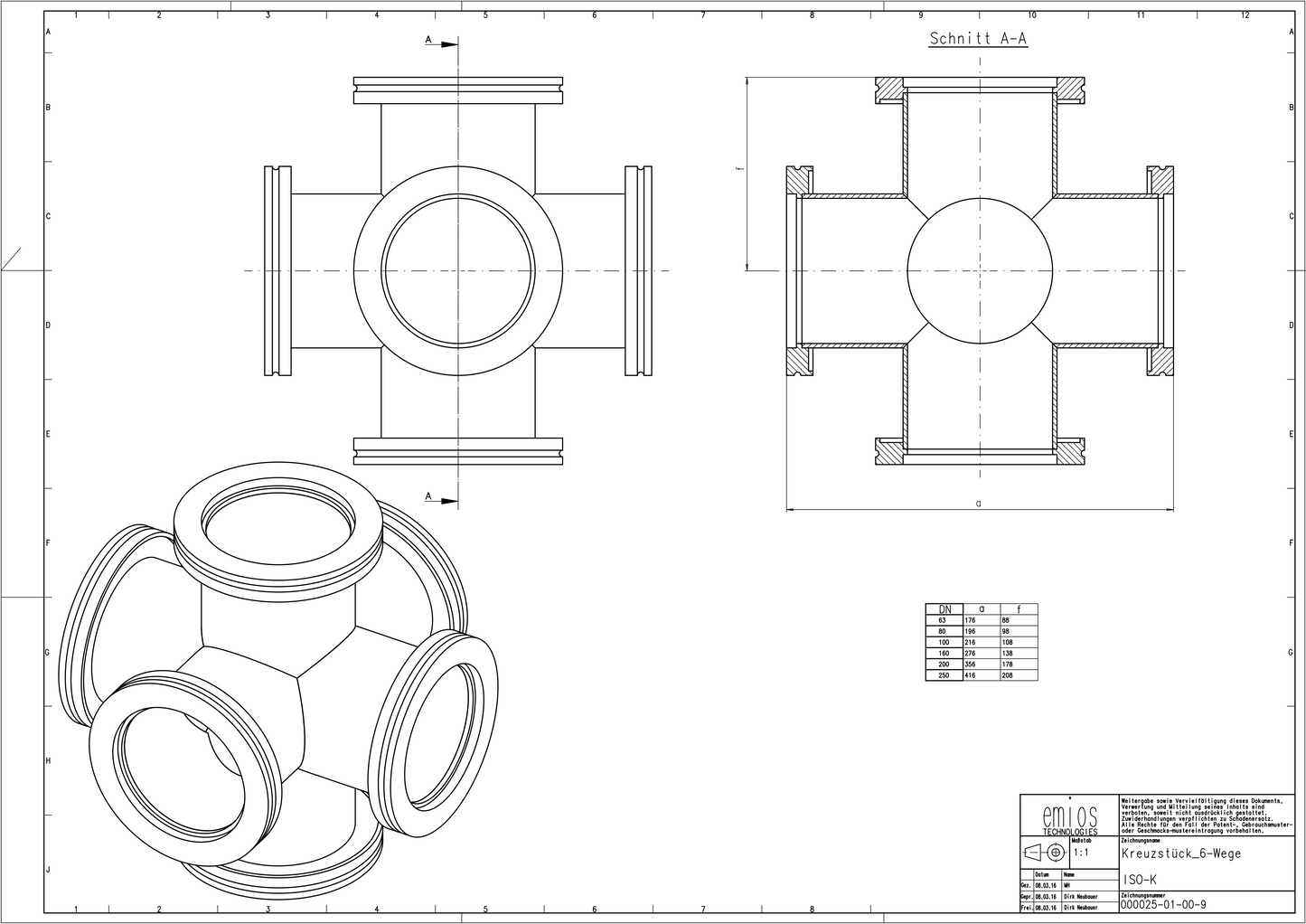 ISO-K 6-Way Cross