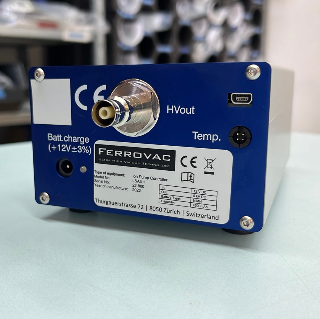 Battery Powered Ion Pump Controller V3.1 (NiMH Batteries, Not restricted as per SP A199)