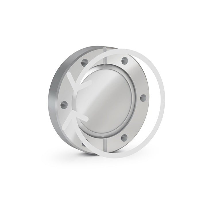 CF Blank Flange Metric Tapped