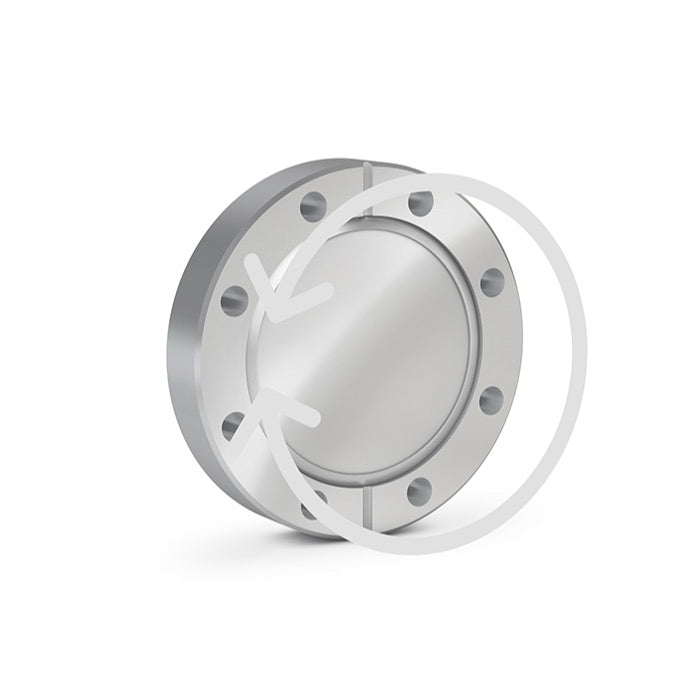 CF Blank Flange Metric Tapped