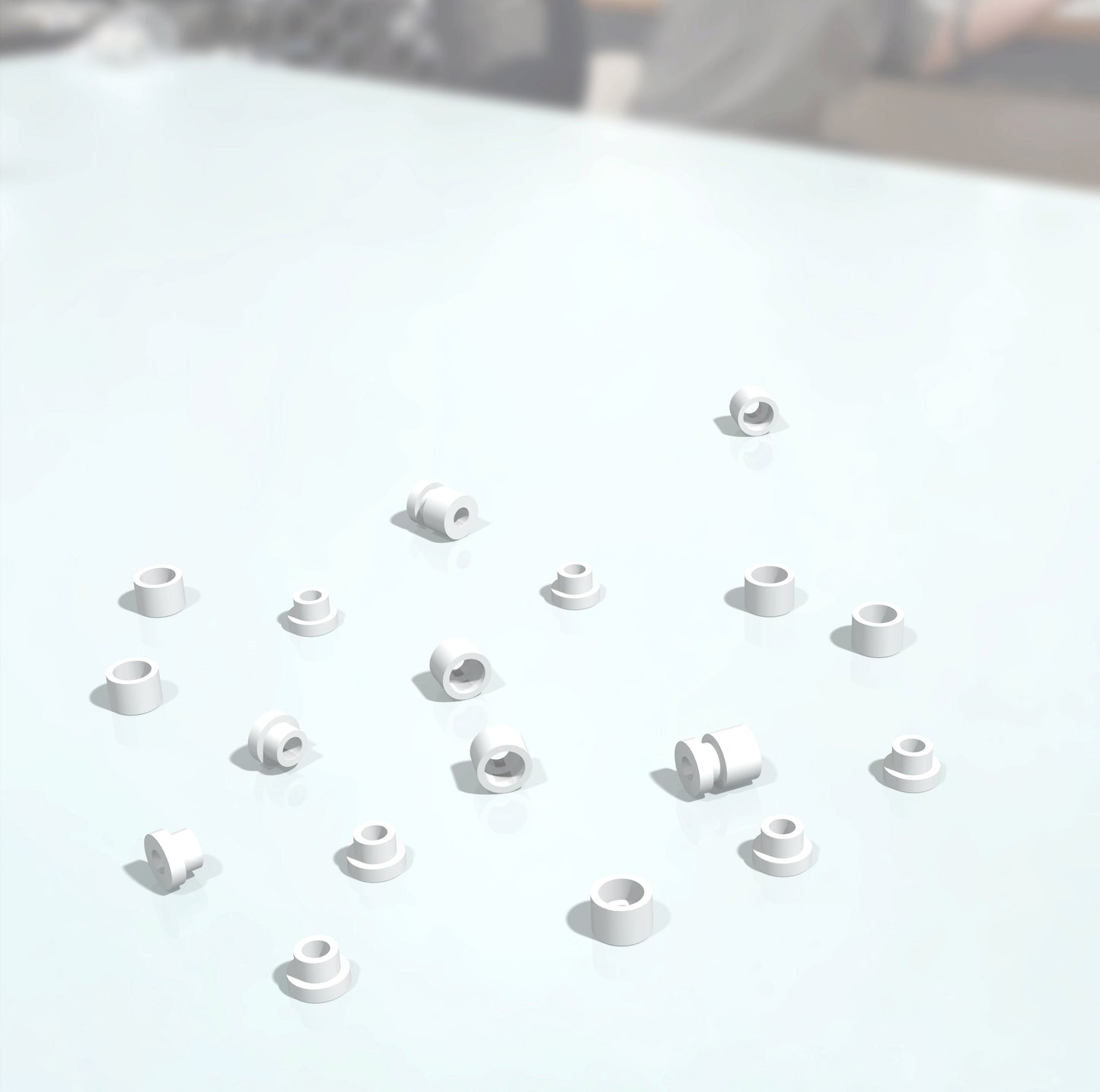 Alumina Split Bushes BGB Al₂O₃ 99.5% / Pack of 10 Pairs