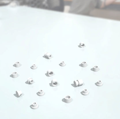 Alumina Split Bushes BGB Al₂O₃ 99.5% / Pack of 10 Pairs