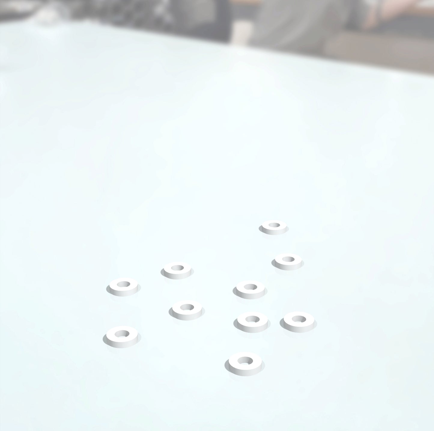 Alumina Washers (Al₂O₃ 99.5%) / Pack of 10