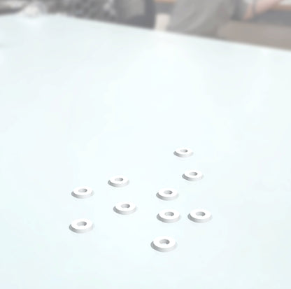 Alumina Washers (Al₂O₃ 99.5%) / Pack of 10