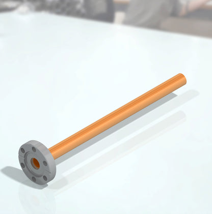 CF Pinch-Off Tube – OFHC Copper 🛠️