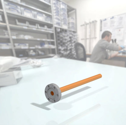 OFHC Copper CF Tube Assembly – for UHV Applications, Connection, Filling & Pinch-Off