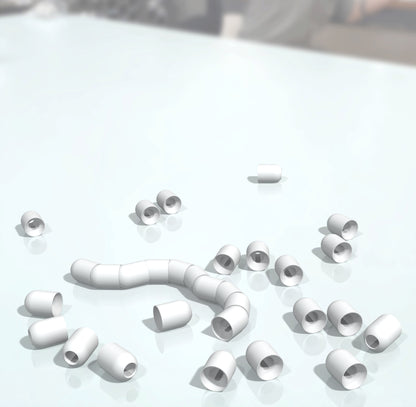 🔥 Al₂O₃ 99.7% Ceramic Insulation Beads – Shielded 🛡️ Wire Protection