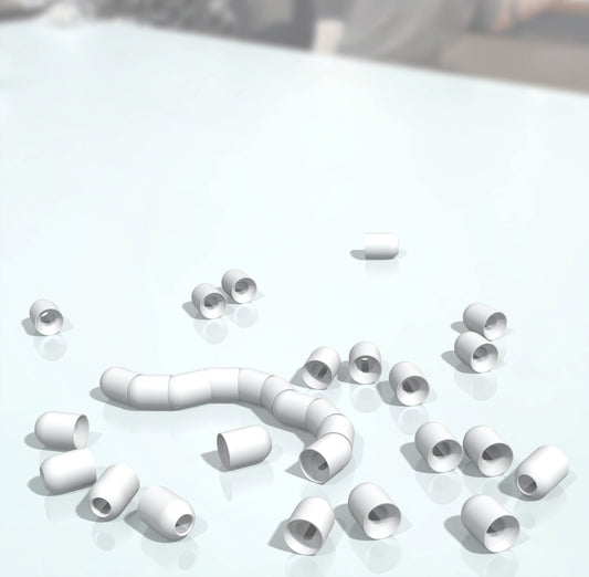 🔥 Al₂O₃ 99.7% Ceramic Insulation Beads – Shielded 🛡️ Wire Protection