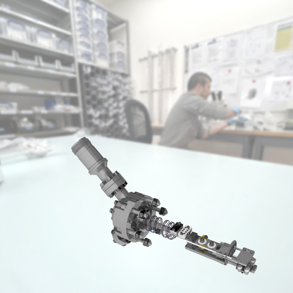 E-Beam Heating Station for Flag Style Plates