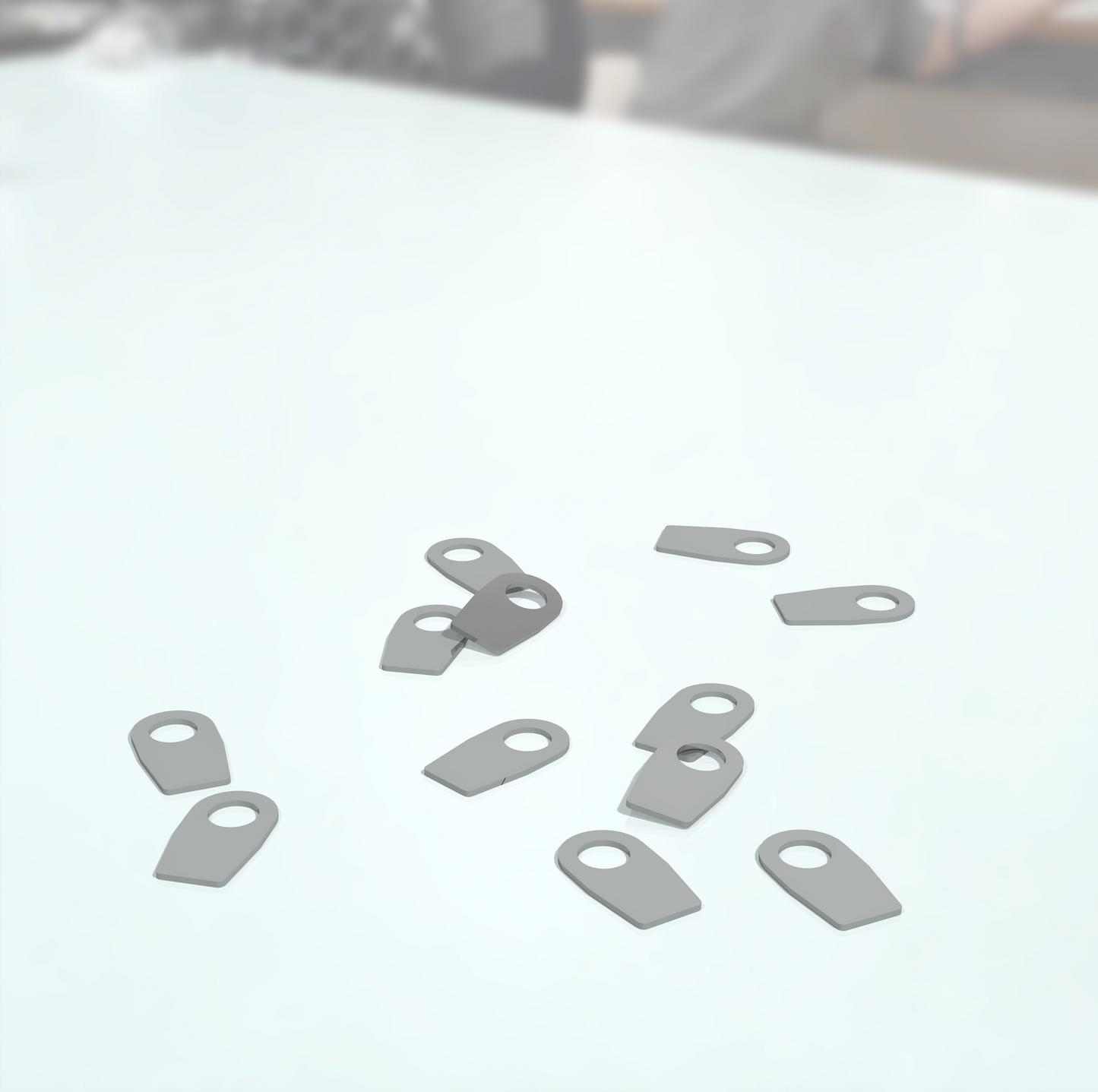 Precision Leaf Springs for Sample Mounting (Pack of 12) – UHV & High-Temperature Compatible Materials