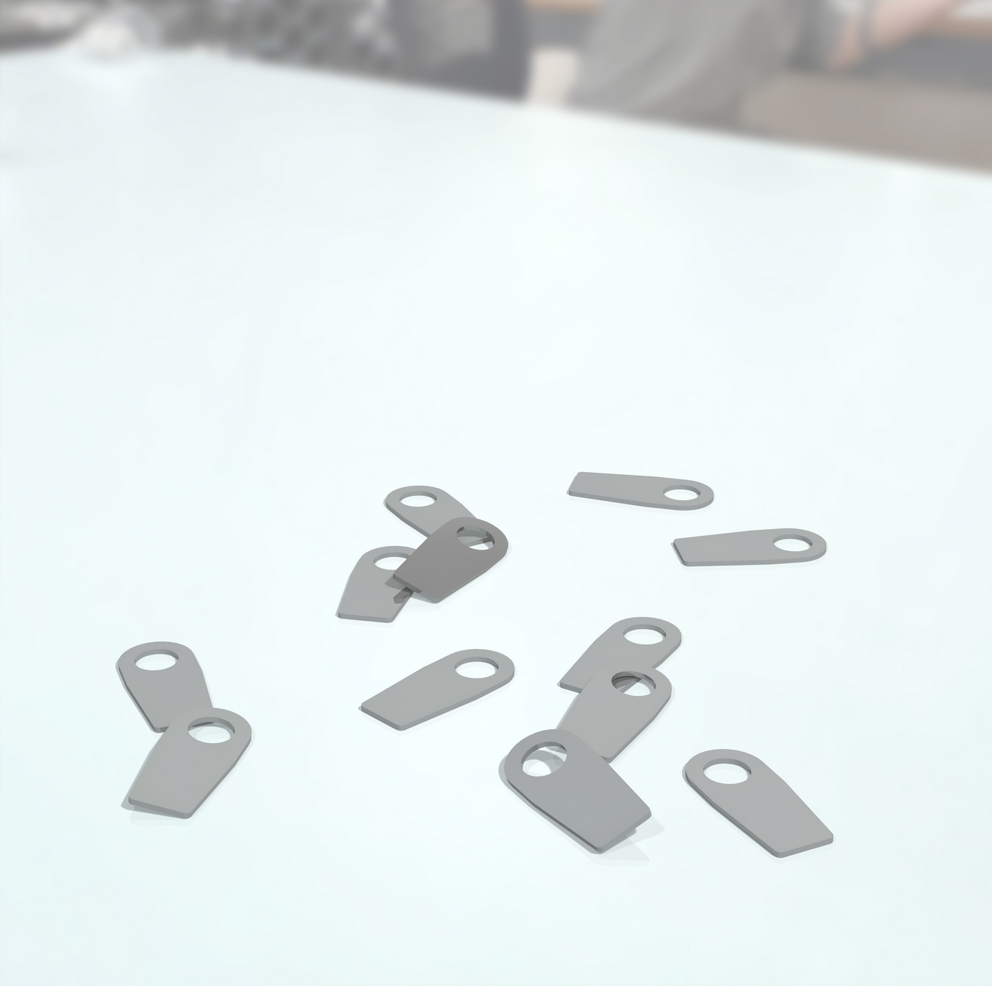Precision Leaf Springs for Sample Mounting (Pack of 12) – UHV & High-Temperature Compatible Materials