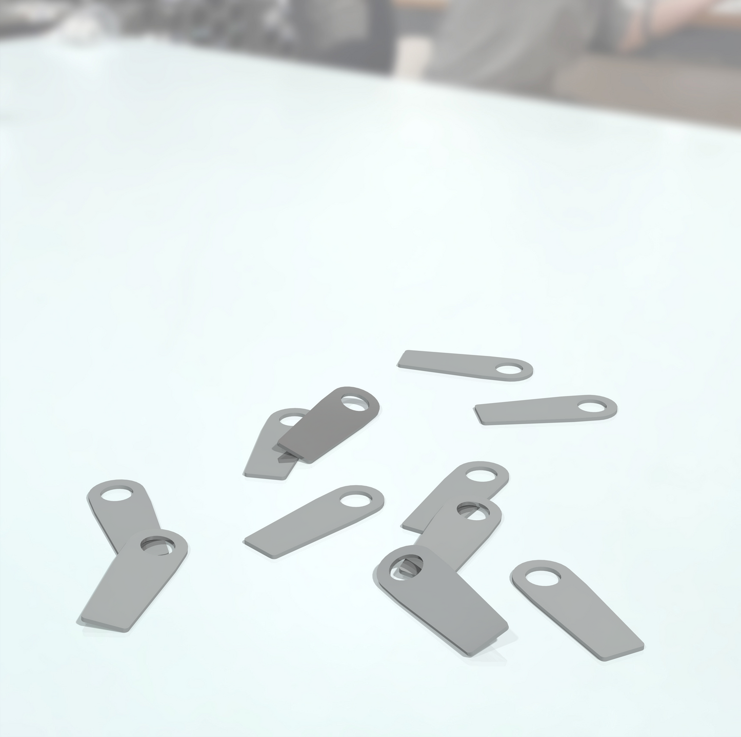 Precision Leaf Springs for Sample Mounting (Pack of 12) – UHV & High-Temperature Compatible Materials