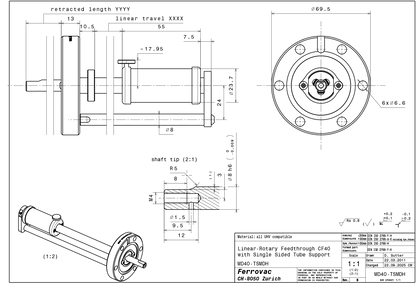 Linear-Rotary Feedthrough