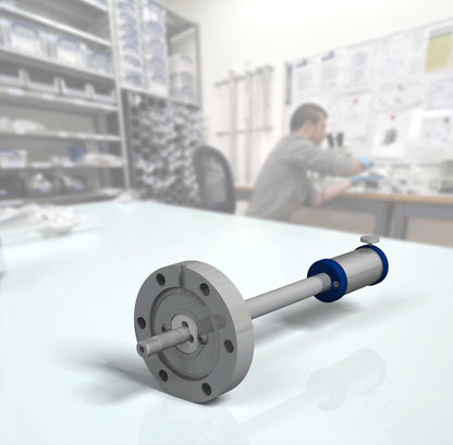 XR Linear-Rotary Feedthrough for Combined Linear and Rotary Motion in Ultra-High Vacuum (UHV)