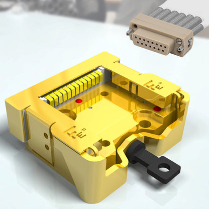 EC13 Drawer Style Receiver for Flag Style Sample Holder Plates with 13 Electrical Contacts