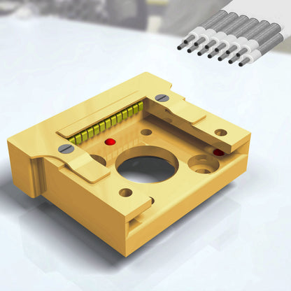 EC13 Drawer Style Receiver for Flag Style Sample Holder Plates with 13 Electrical Contacts