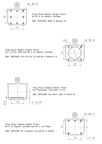 Flag Style Sample Holder Plate 🚩🔬