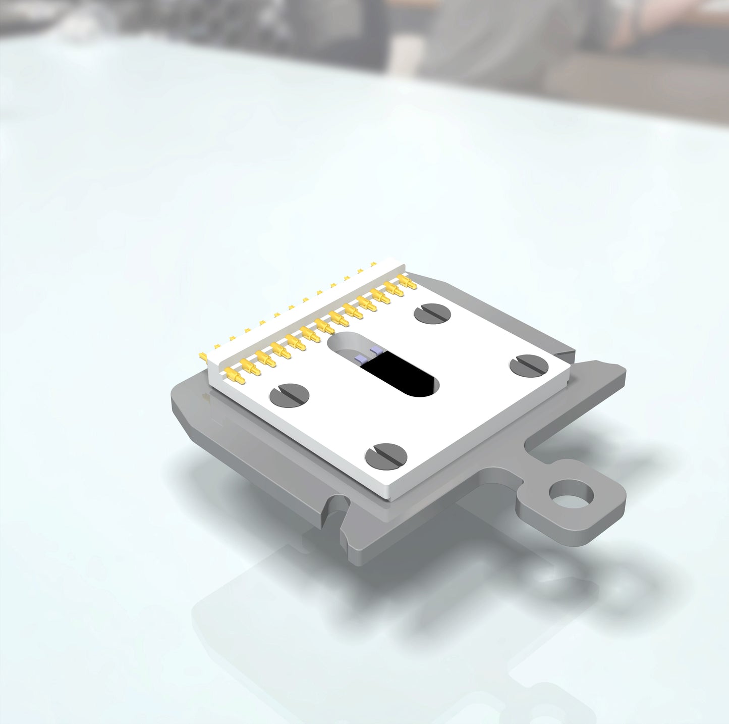 EC13 Sample Holder Flag Style with 13 Electrical Contacts