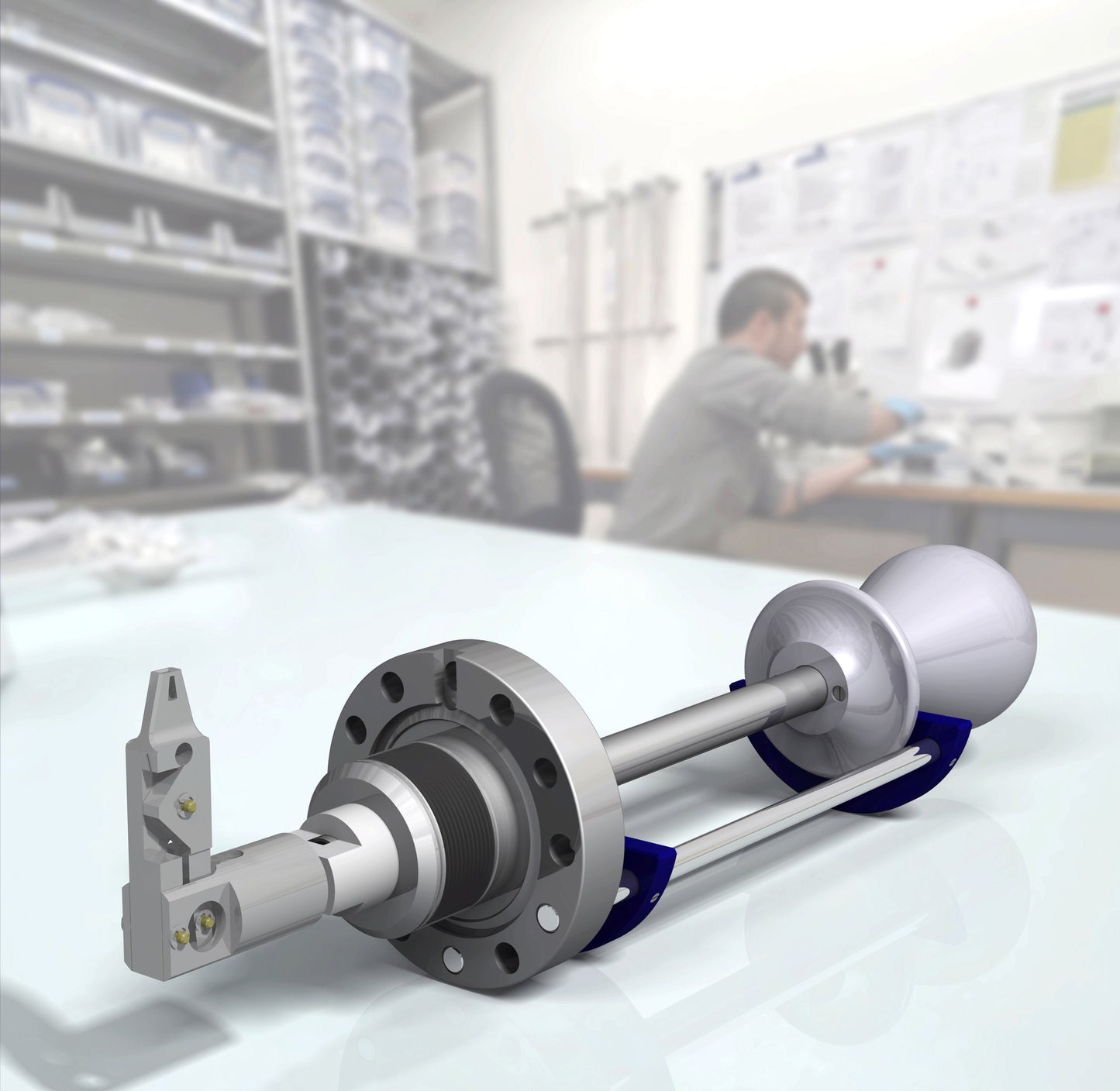 Wobble Stick with Pincer Grip for Precision Manipulation in Ultra-High Vacuum (UHV)