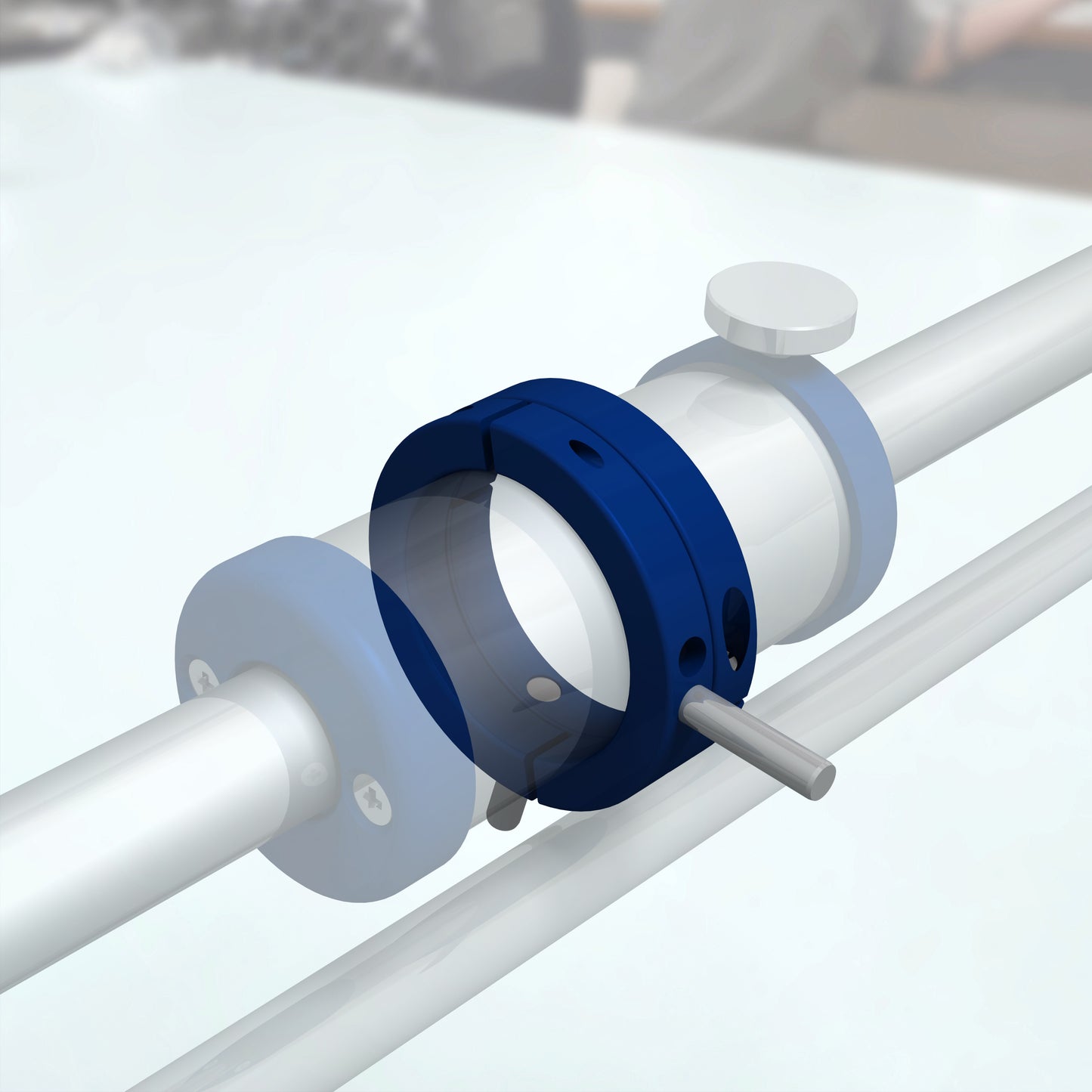 Rotation Lock/Limitation Adapter for Linear/Rotary Feedthrough