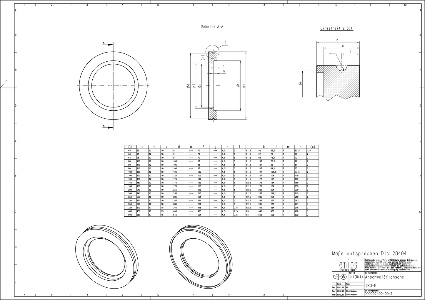 ISO-K Welding Flange