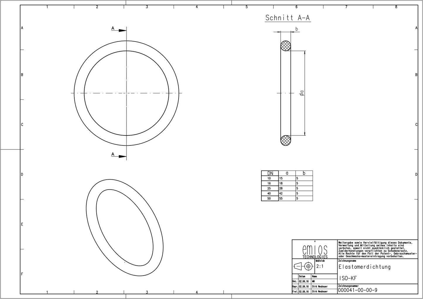 KF Replacement Seal (O-Ring)