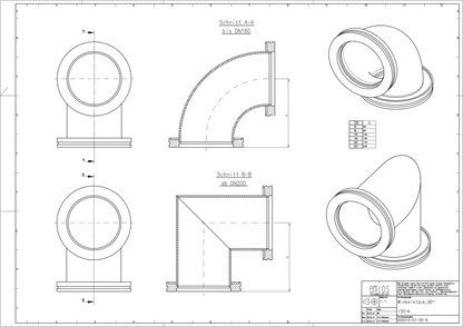 ISO-K Elbow 90°