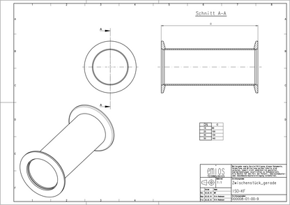 KF Full Nipple (Straight Connector)