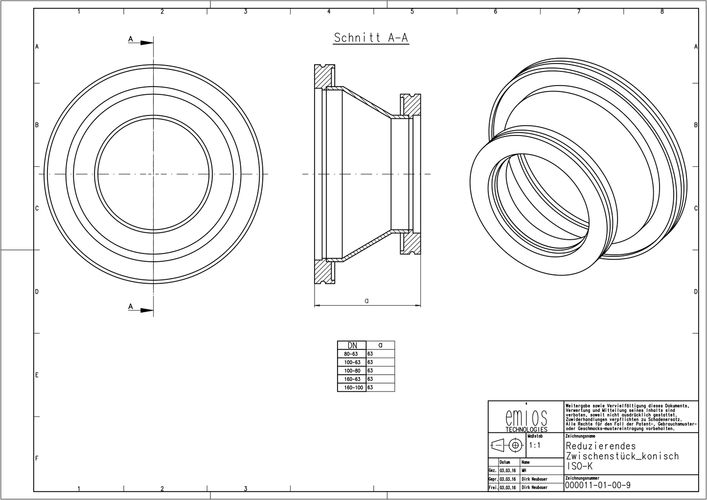 ISO-K Straight Reducing Nipple