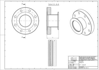 Hybrid Adapter CF to KF