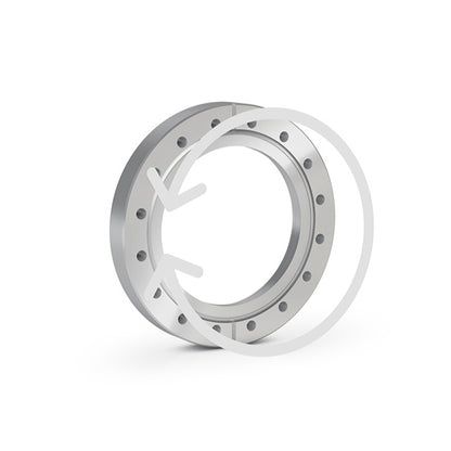 CF Welding Flange Rotatable Metric Tapped