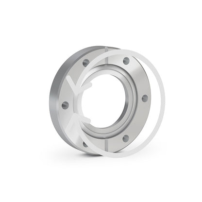 CF Welding Flange Rotatable Metric Tapped
